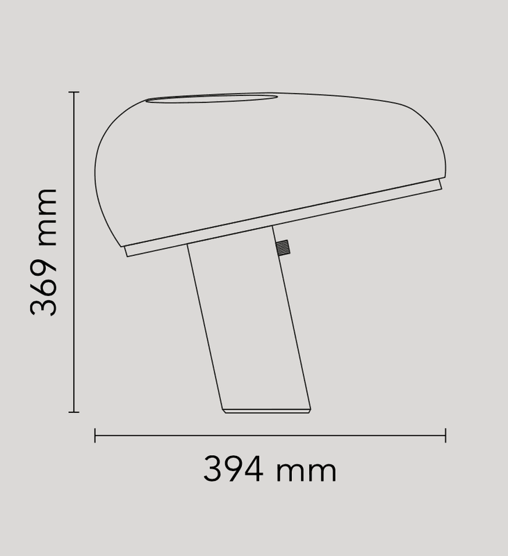 Flos Snoopy Bordlampe, Orange