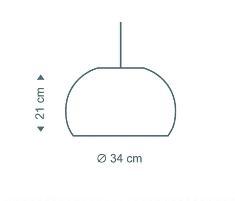 Secto Design Atto 5000 Pendel, Valnøtt