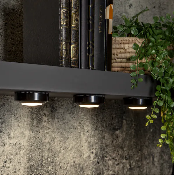 Hovedbilde Nattlampe Med Push 3 pk, Svart