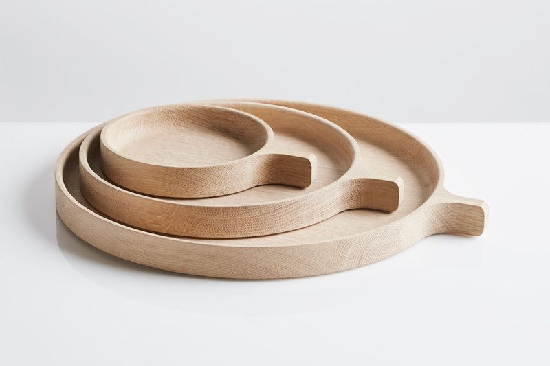 Woud Racket Tray, Eik - Utstilling