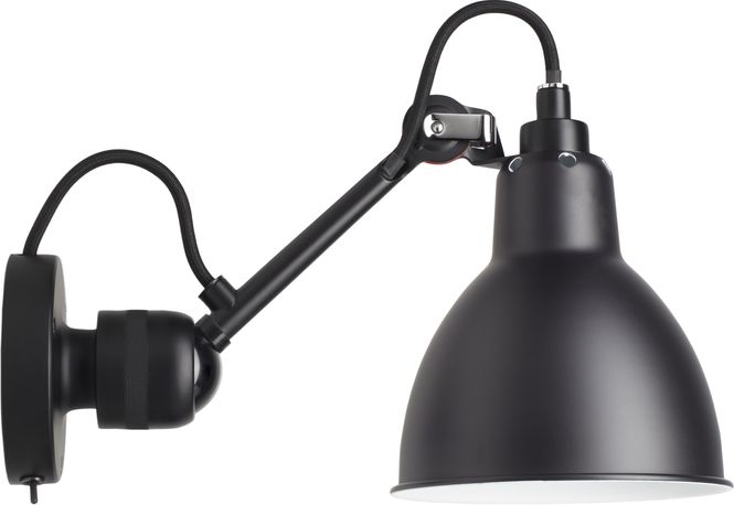 Hovedbilde DCW Lampe Gras N304 CA Vegg, Sort