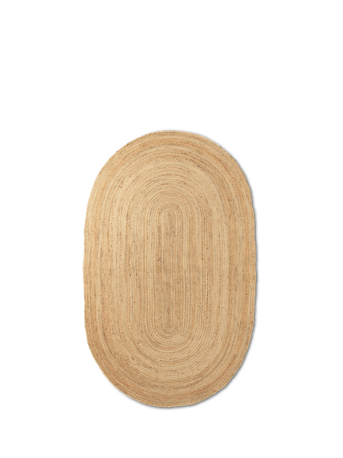 Hovedbilde Ferm Living Eternal Jute Gulvteppe Oval, Natur