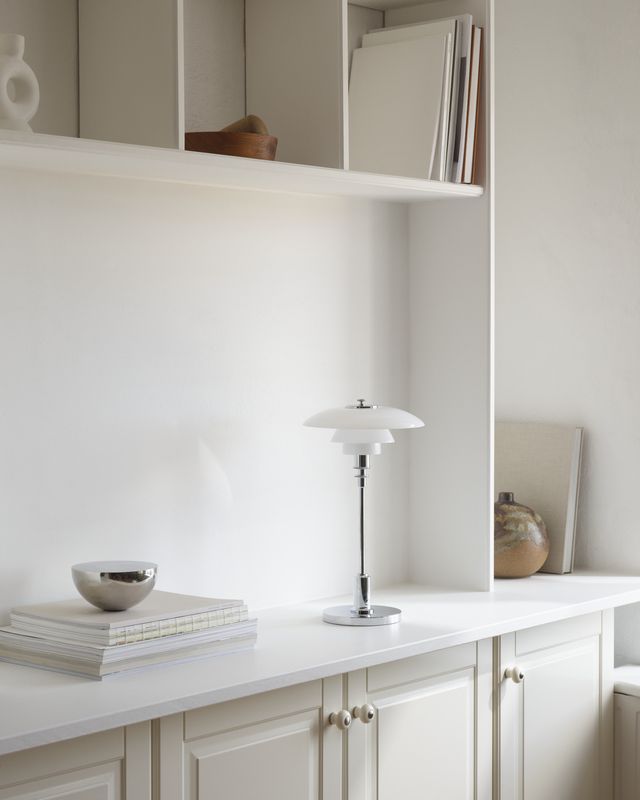 Louis Poulsen PH 2/1 Oppladbar Bordlampe, Krom