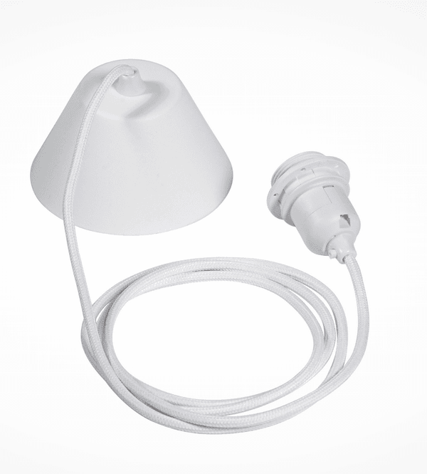 Hovedbilde PR Home – Taksett med tekstilledning, hvit, 2,1 m