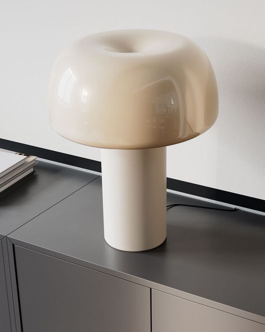 Hovedbilde By Rydéns Lean On Me Bordlampe, Beige