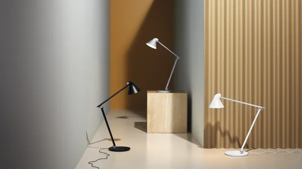 Hovedbilde Louis Poulsen NJP Bordlampe, Lys Grå Aluminium