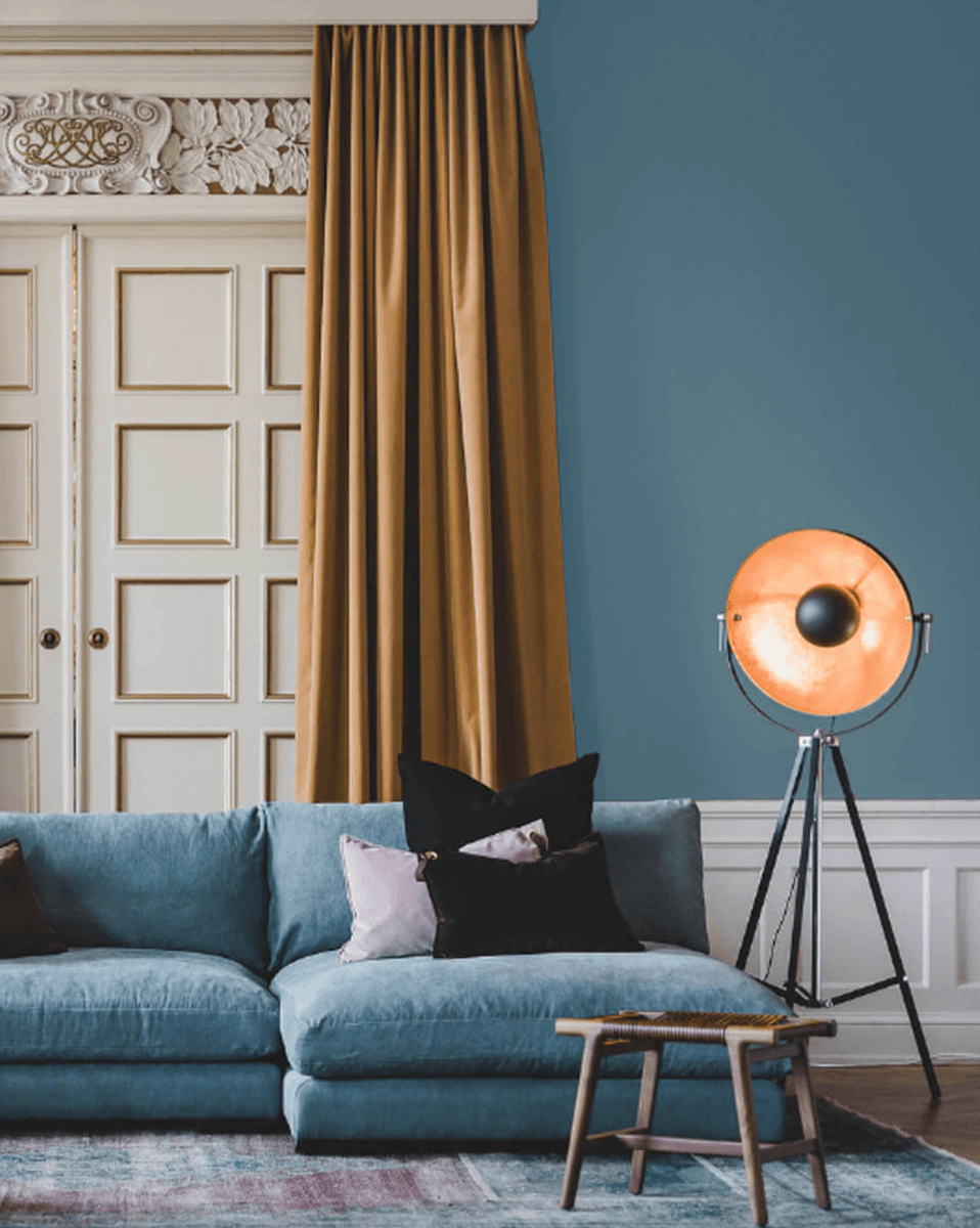 By Rydens Captain Gulvlampe 170cm, svart