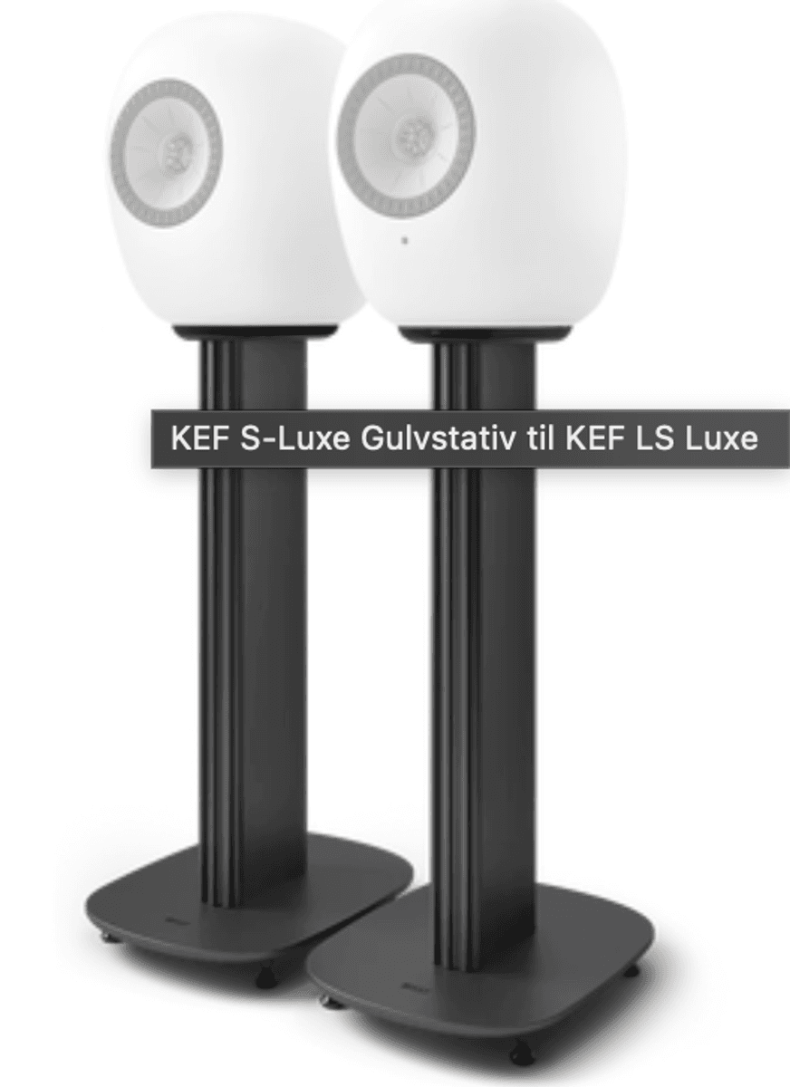 KEF S-Luxe Gulvstativ til KEF LS Luxe , 2 stk