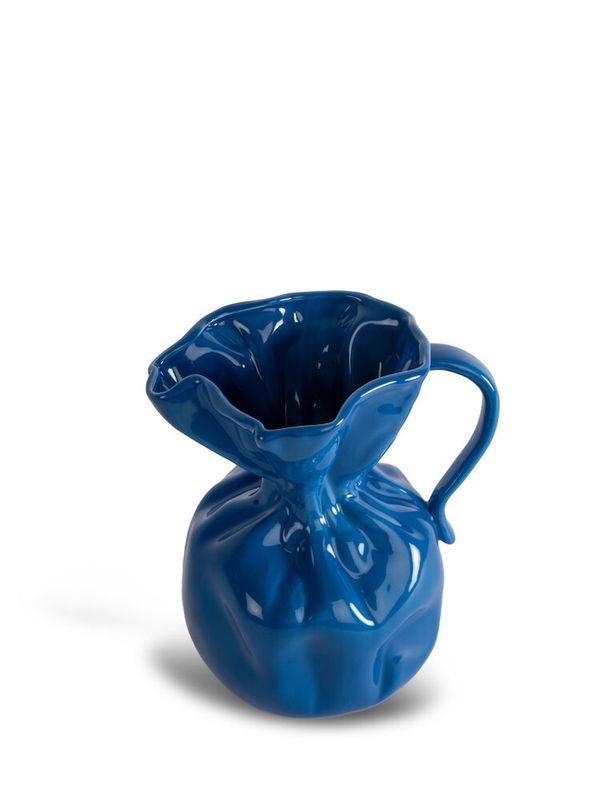BYON Crumple Vase, Blå