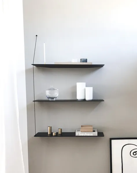 Hovedbilde Woud Stedge shelf 80cm, black