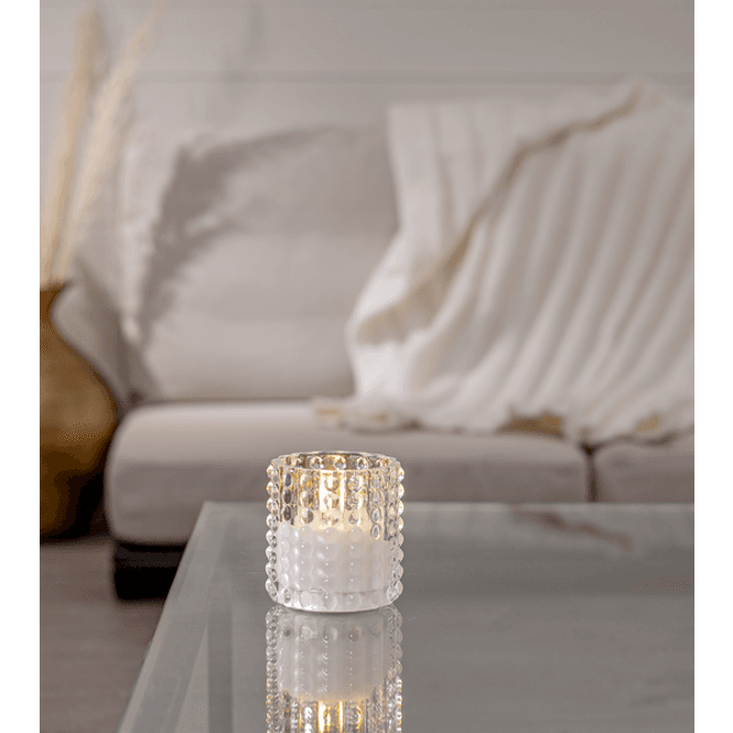 Hovedbilde Flamme Dotty LED Kubbelys 10cm