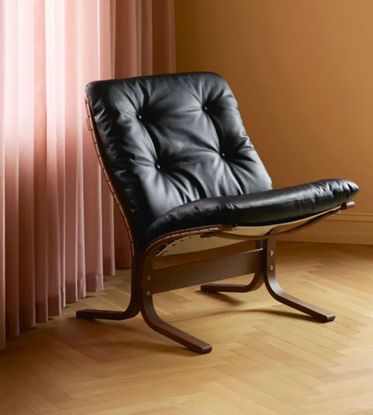 Hovedbilde Siesta Classic Elmotique Lav Rygg, Sort