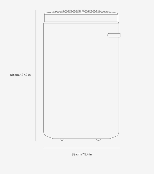 Hovedbilde Vipp 441 laundry basket beige