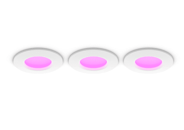 Hovedbilde Philips Hue - White and Color Ambiance Slim – 90 mm, 3-pak