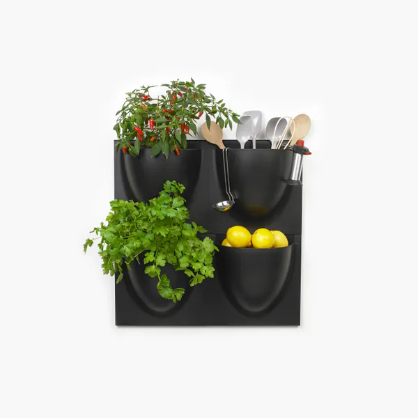 Hovedbilde Verti Copenhagen Vertiplants veggpotte 30x30, Sort