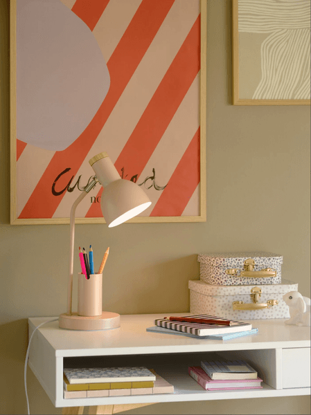 Hovedbilde Nordlux Devone Bordlampe, Støvet rosa