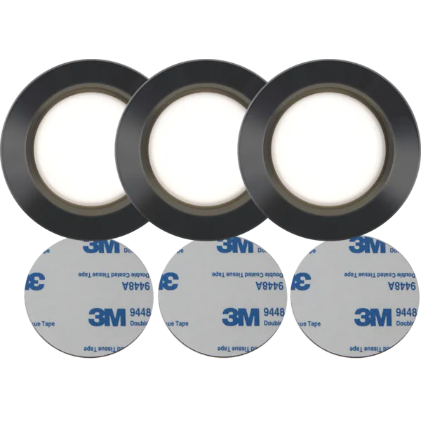 Hovedbilde Nattlampe Med Push 3 pk, Svart