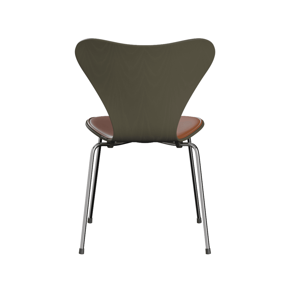 Fritz Hansen Series 7™ 3107, Forsidepolstret Essential Lær Valnøtt