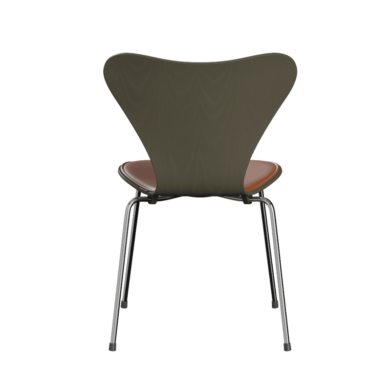 Fritz Hansen Series 7™ 3107, Forsidepolstret Essential Lær Valnøtt
