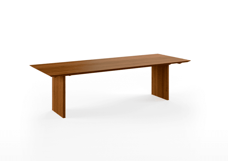 Naver Collection GM 3500 Straight Spisebord, Valnøtt