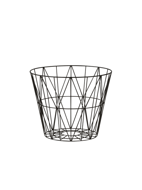 Hovedbilde Ferm Living Wire Basket S, Sort
